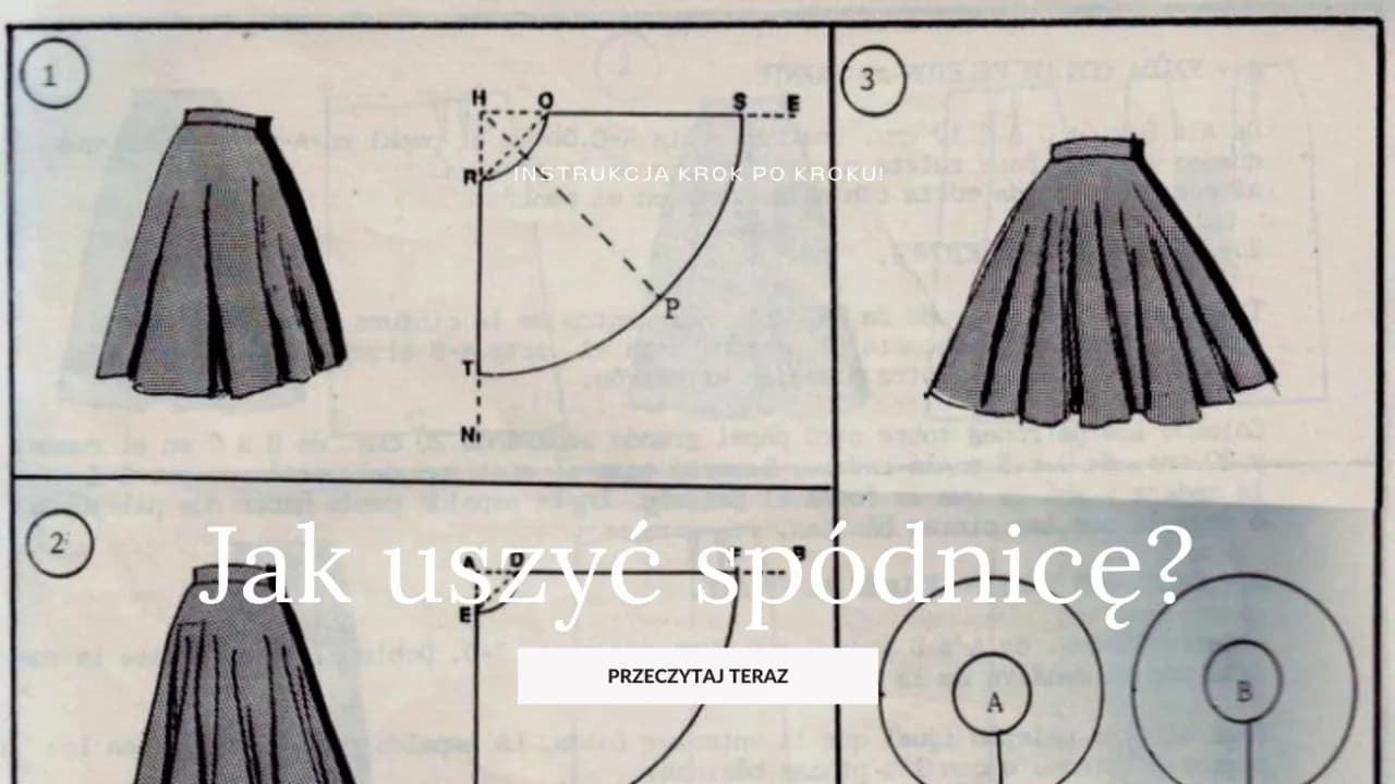 Jak uszyć spódnicę dresową - proste kroki, które musisz znać