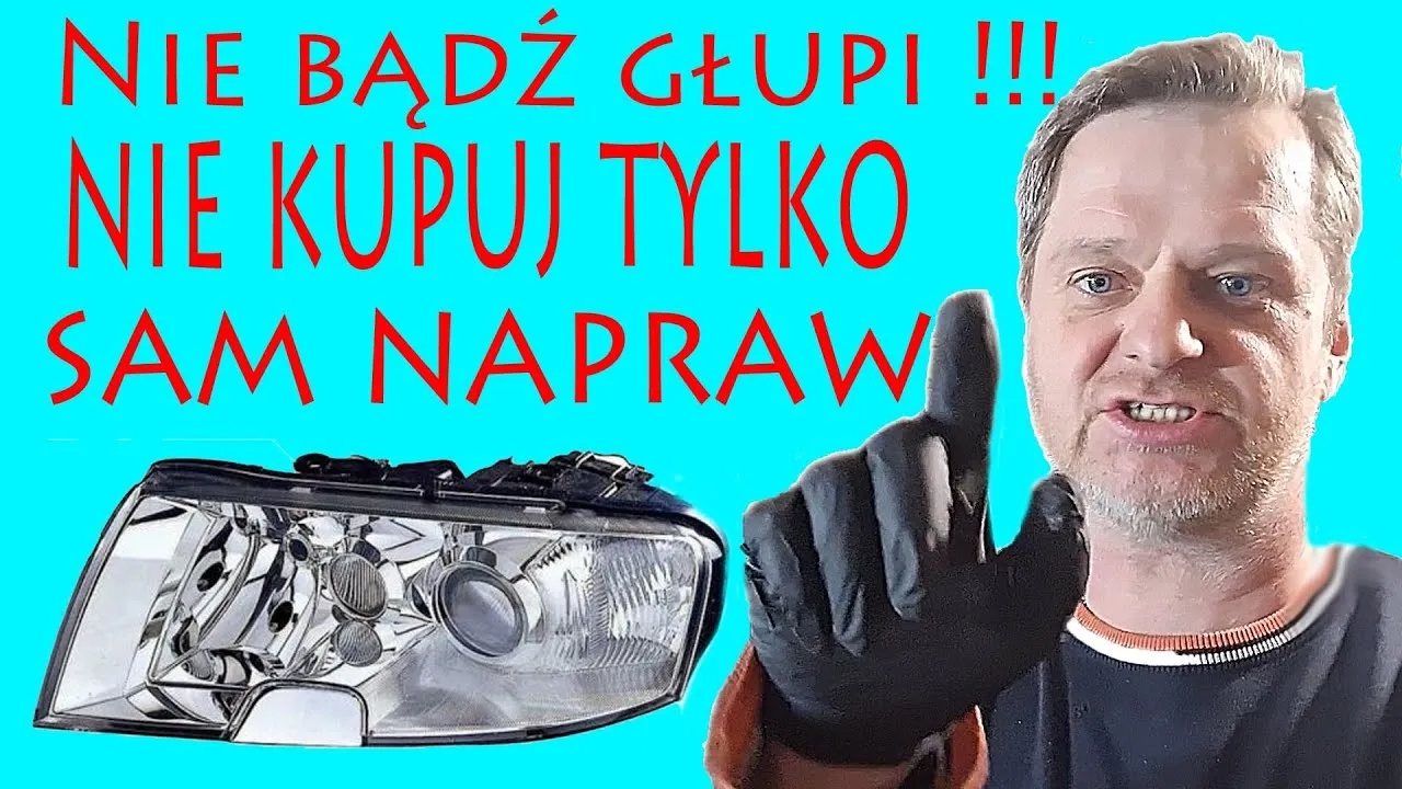 Jak skleić pęknięty klosz lampy samochodowej i uniknąć kosztownych napraw