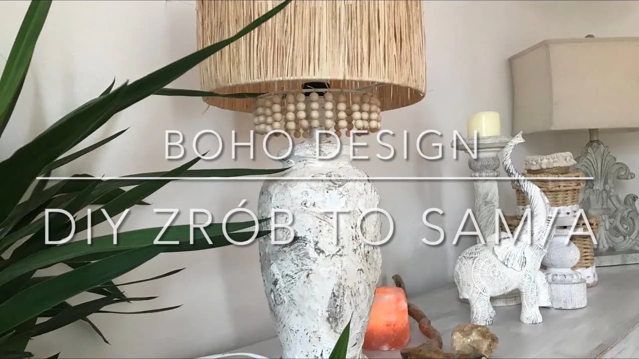 Jak stworzyć unikalny abażur boho DIY - proste instrukcje krok po kroku