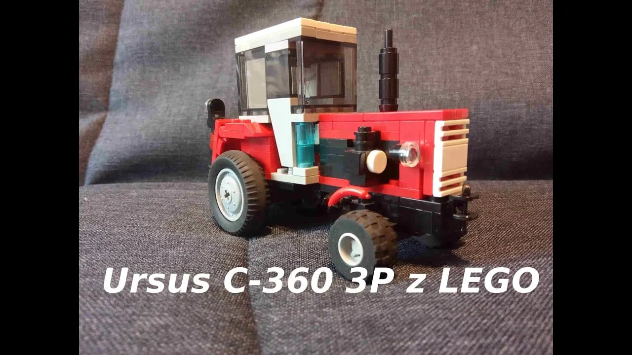Jak zbudować traktor z LEGO - prosta instrukcja krok po kroku
